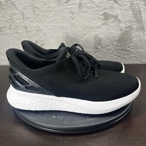 Kizik Athens Mens Size 8.5 Black Hands Free Casual Lace Up Athletic Sneakers